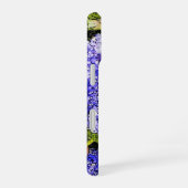 リラの花とミツバチのセアノサス iPhone 16ケース (右側面)