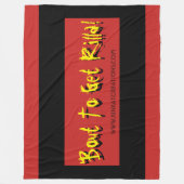 リラを捕まえるぞ！ フリースブランケット (正面)