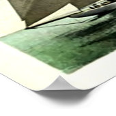 リライアンスヨット1903年アメリカズカップ優勝 ポスター (角)