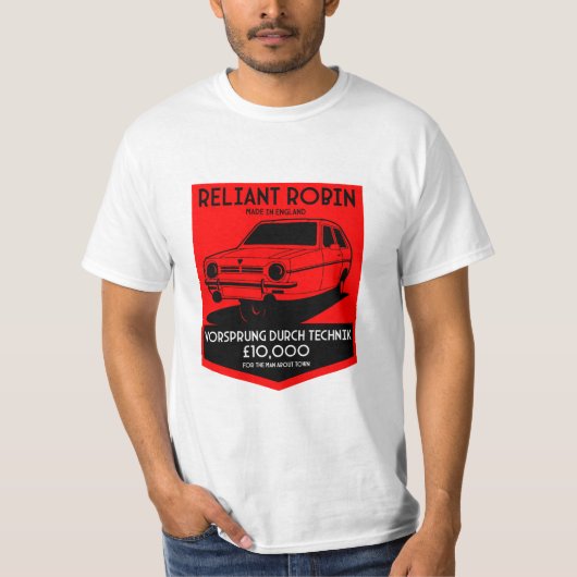 リライアントロビンクラシックカー Tシャツ (正面)