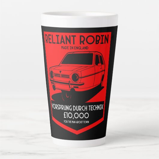 リライアントロビン三輪車 カフェラテマグ (正面)