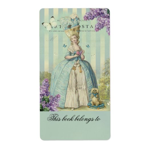 リラオプリンテンプス、蔵書票 ラベル (正面)