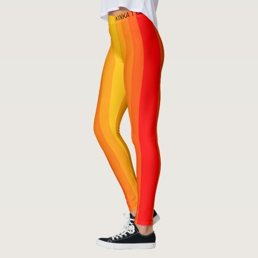 リラストライプレギンス レギンス (左)