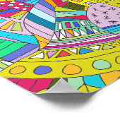 リラックスおもしろいを冷やすことわざ ポスター (角)