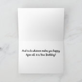 リラックスおよび**誕生日" カード (内部)