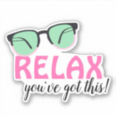 リラックスこ得の防水 シール (正面)