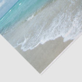 リラックスさせるで青いビーチの海の景色の自然場面 薄葉紙 (詳細)