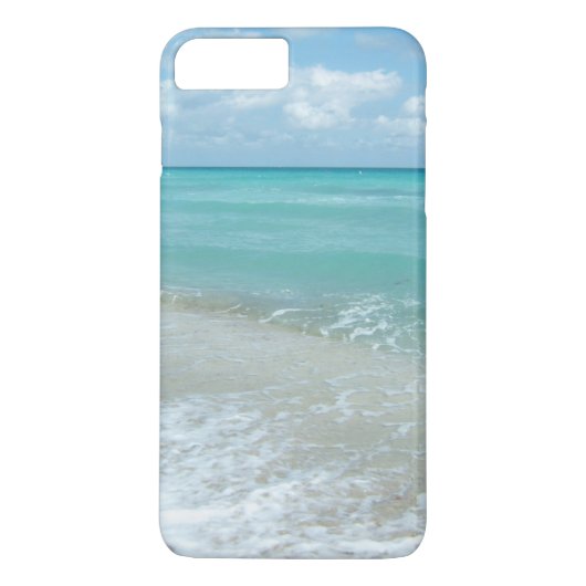リラックスさせるで青いビーチの海の景色の自然場面 Case-Mate iPhoneケース (裏面)