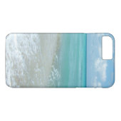 リラックスさせるで青いビーチの海の景色の自然場面 Case-Mate iPhoneケース (裏面(横))