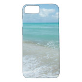 リラックスさせるで青いビーチの海の景色の自然場面 Case-Mate iPhoneケース (裏面)