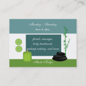 リラックスさせるなスパ 名刺 (裏面)