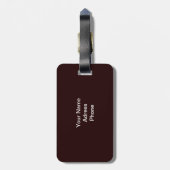 リラックスさせるなチンパンジー-荷物のラベル ラゲッジタグ (裏面縦)