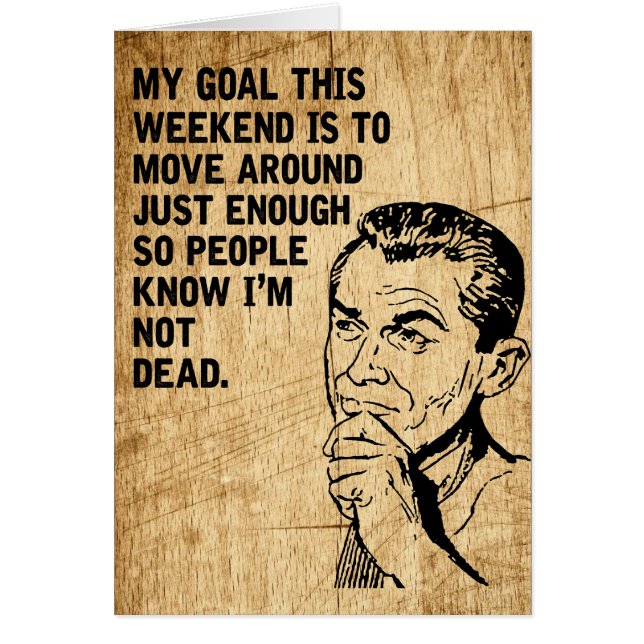 リラックスさせるな父の日のレトロの素朴で不精なパパ (正面)