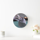 リラックスさせるなBathの時計 ラウンド壁時計 (ホーム)