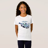 リラックスしたホッキョクグマ Tシャツ (正面フル)