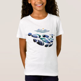 リラックスしたホッキョクグマ Tシャツ