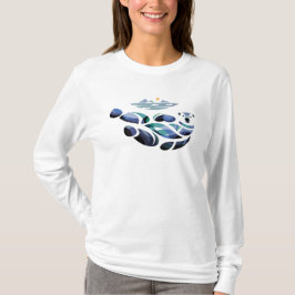 リラックスしたホッキョクグマ Tシャツ