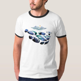 リラックスしたホッキョクグマ Tシャツ
