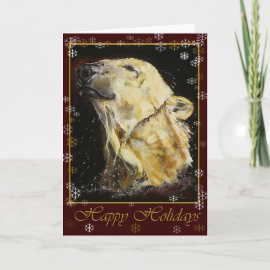 リラックスしたホリデーカード シーズンカード (正面)