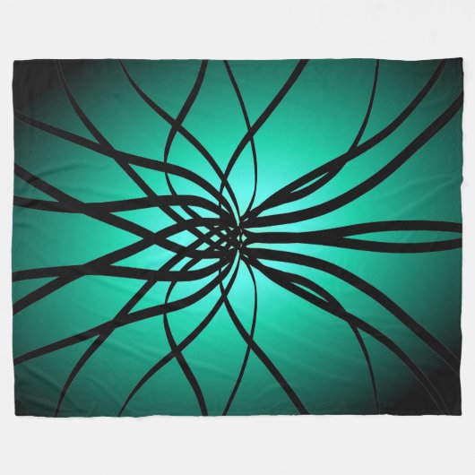 リラックスしたFlow4 -フリースブランケット フリースブランケット (正面(横))