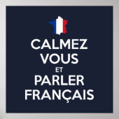 リラックスしてフランス語を話しましょう ポスター (正面)