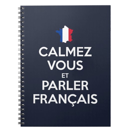 リラックスしてフランス語を話そう ノートブック (正面)