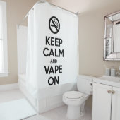 リラックスしてベイプを楽しもう 〜 自己モチベーション シャワーカーテン (インサイチュ)