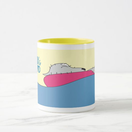 リラックスして下さい及びほどいて下さい(ウェンディーと)! マグカップ (中央)