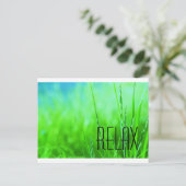 リラックスして下さい ポストカード (スタンド正面)