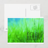 リラックスして下さい ポストカード (正面/裏面)