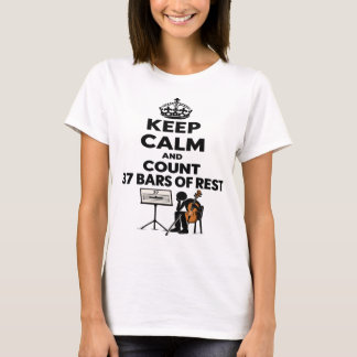リラックスして休符を37個数えよう Tシャツ