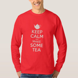 リラックスして紅茶を Tシャツ
