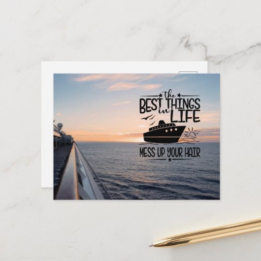 リラックスして羽を伸ばして ポストカード (正面/裏面インサイチュ)