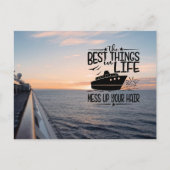 リラックスして羽を伸ばして ポストカード (正面)