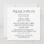 リラックスしよう！招待状 招待状 (裏面)