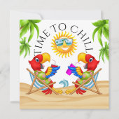 リラックスしよう！招待状 招待状 (正面)