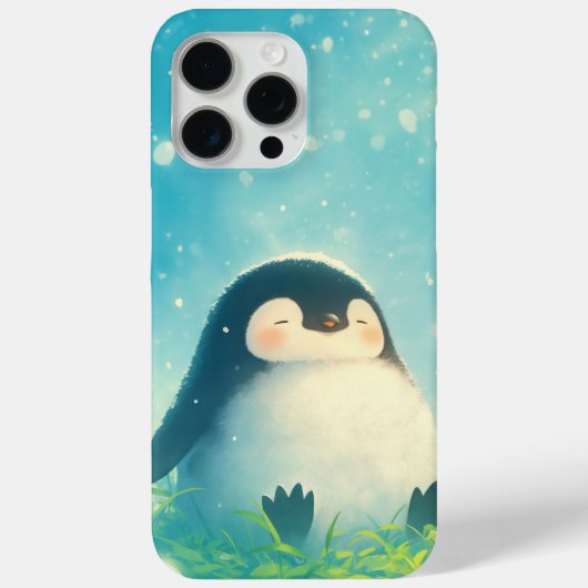 リラックスするペンギンの赤ちゃん Case-Mate iPhoneケース (裏面)