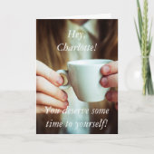 リラックスする必要があるお母さんのためのベビーシッターをするクーポンカード シーズンカード (正面)