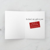 リラックスする必要があるお母さんのためのベビーシッターをするクーポンカード シーズンカード (内部)