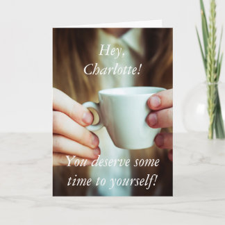 リラックスする必要があるお母さんのためのベビーシッターをするクーポンカード シーズンカード