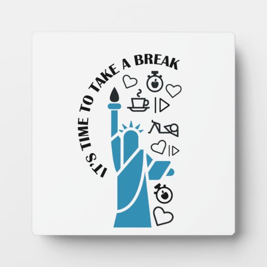 リラックスする時間だよ。涼しくて、楽しくて、充実した時間を。 フォトプラーク (正面)