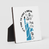 リラックスする時間だよ。涼しくて、楽しくて、充実した時間を。 フォトプラーク (正面)