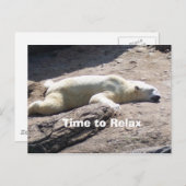 リラックスする時間 ポストカード (正面/裏面)