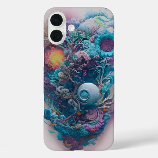 リラックスと深いを吸う – AI Artフローラ Case-Mate iPhoneケース (裏面)