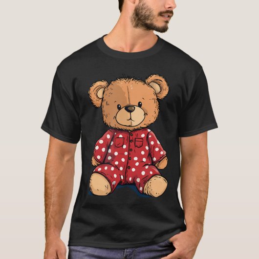 リラックスのためのテディベア Tシャツ (正面)