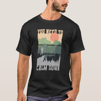 リラックスのための瞑想 Tシャツ