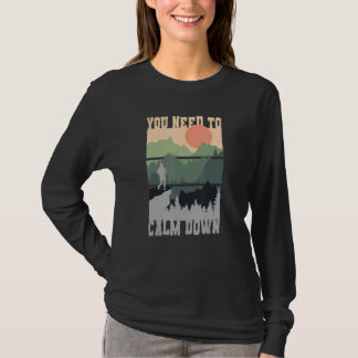 リラックスのための瞑想 Tシャツ