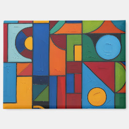 リラックスの抽象芸術楽しむ マグネット