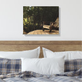 リラックスの森の中にいる キャンバスプリント (インサイチュ (寝室))