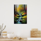 リラックスの森の音 ポスター (キッチン)
